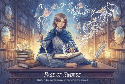 Page of Swords Journal Prompts: 15 Questions for Self-Discovery