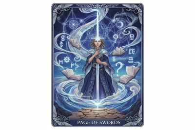 Page of Swords Spiritual Meaning: Mental Clarity & Truth-Seeking