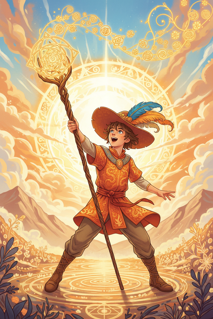Page of Wands (Light Path): Tarot Card Meaning, Ritual & Meditation Nicole's ritual universe