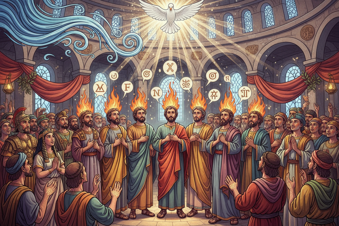Pentecost Folklore: Tongues of Fire, Speaking in Tongues, and Spirit Descent - Nicole's ritual universe