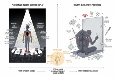 Performance Anxiety and Creative Blocks