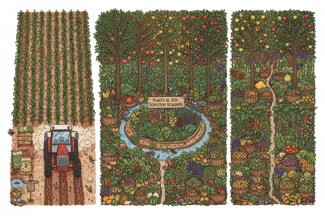 Permaculture and Food Forests: Plants as Ecosystem Designers - Learning from Nature to Create Abundance - Nicole's ritual universe