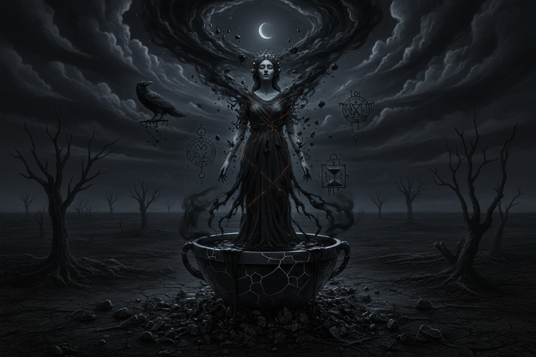 Persephone + Alchemy: Nigredo Stage