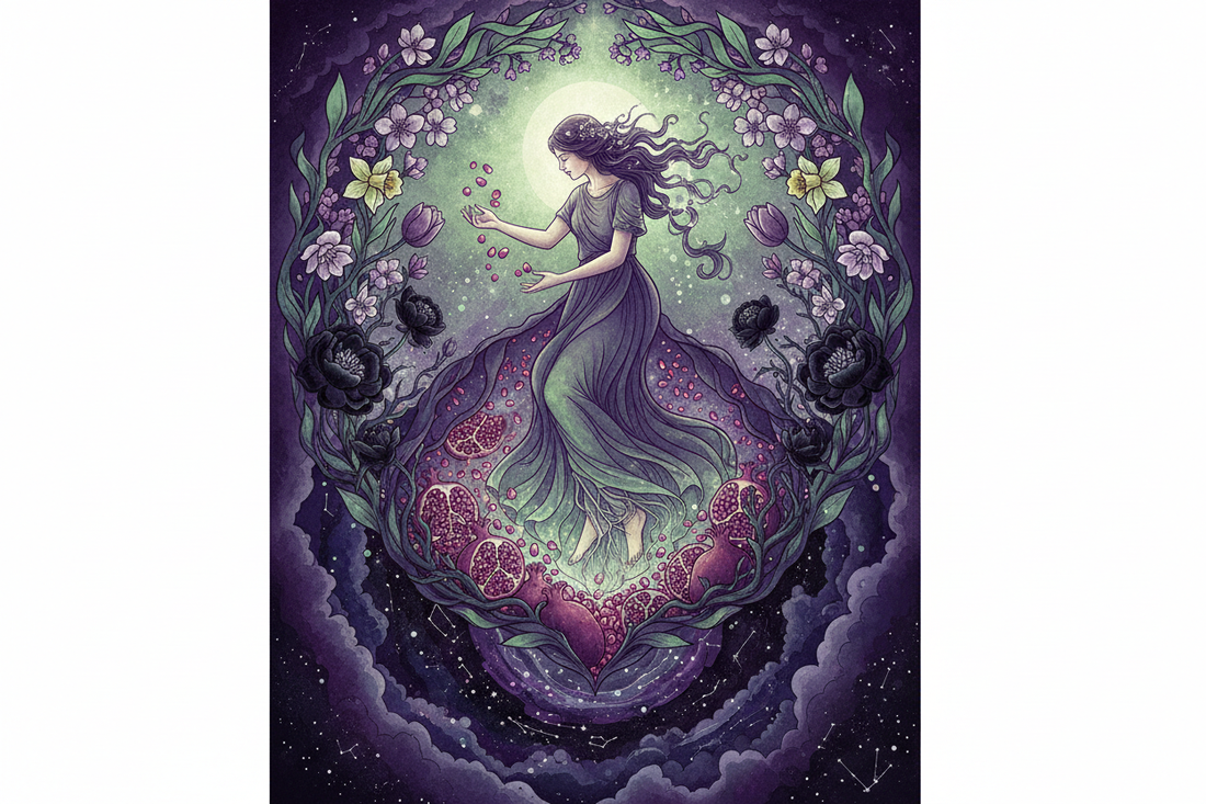 Persephone in Astrology: Descent, Initiation & the Queen of Two Worlds