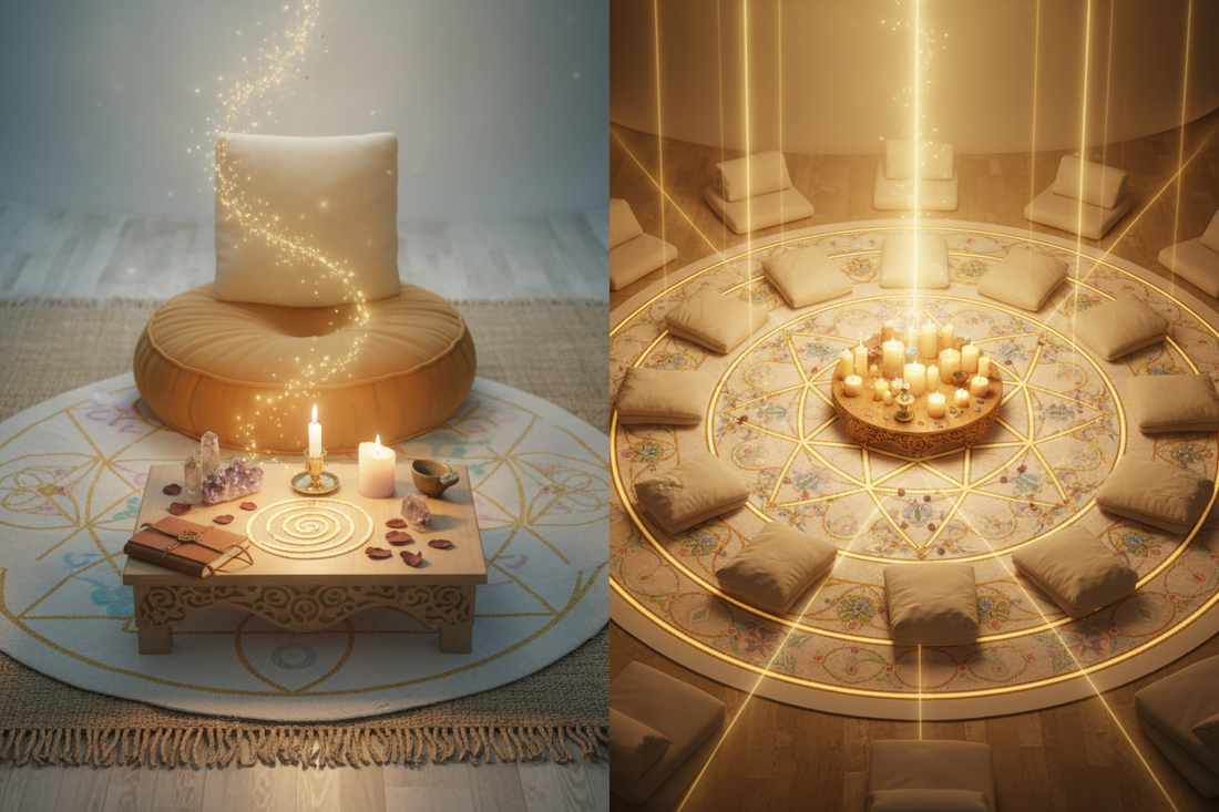 Personal vs Community Rituals on Light Path Nicole's ritual universe