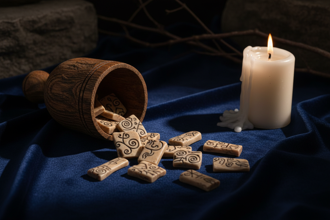 Perthro Rune Amulet: Crafting Norse Mystery & Fate Talismans