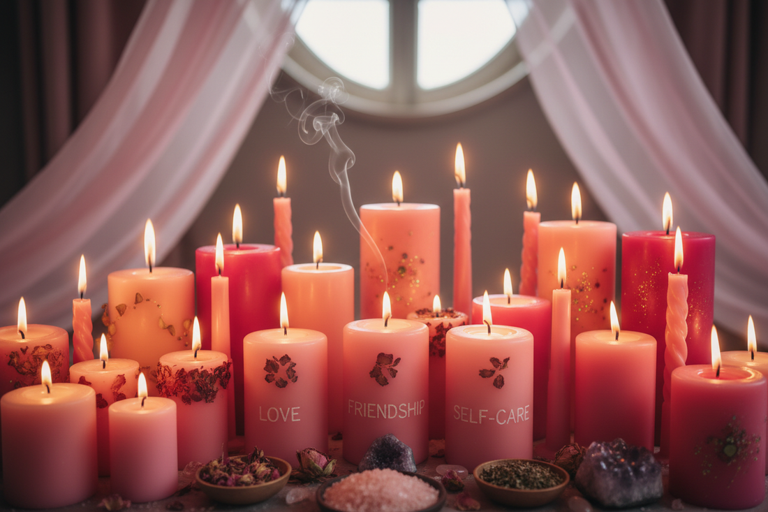 Pink Candles: Love, Friendship, Self-Care - Nicole's ritual universe