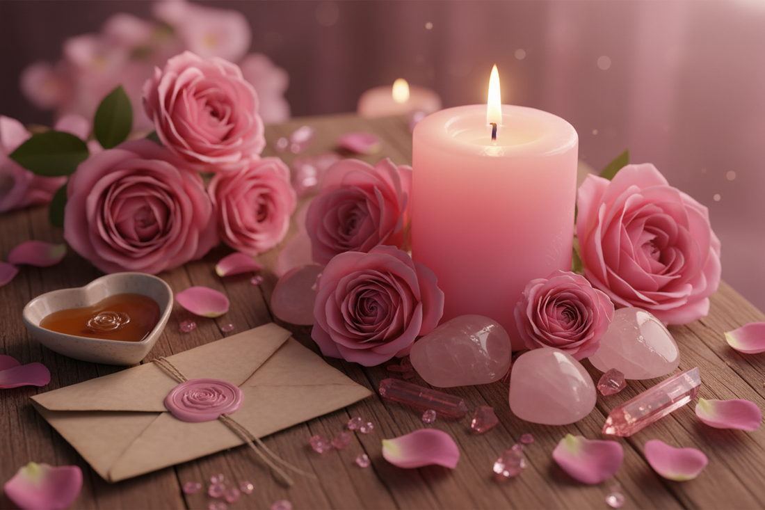 Pink Magic: Candles, Crystals, Herbs & Rituals for Self-Love and Compassion