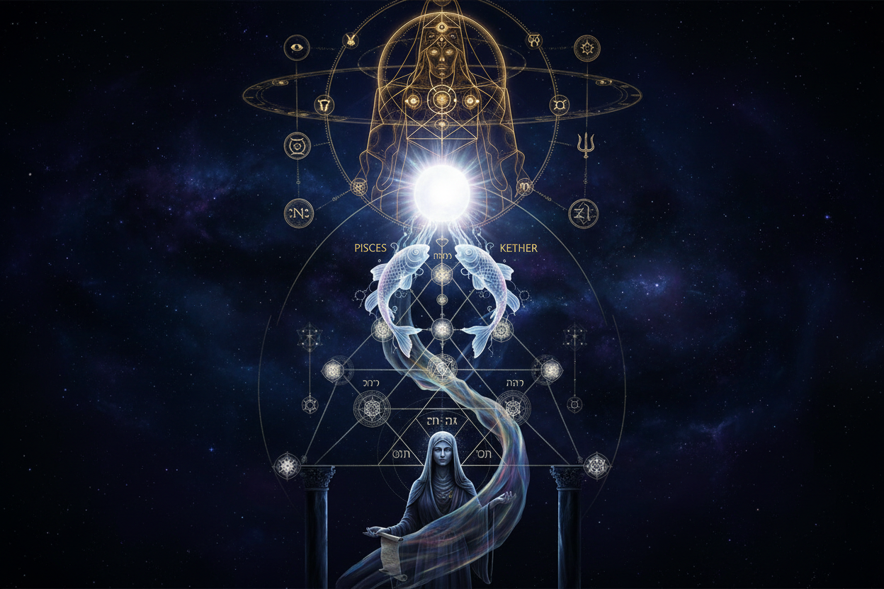 Pisces Kabbalah: Your Position as Kether on the Tree of Life & Divine ...