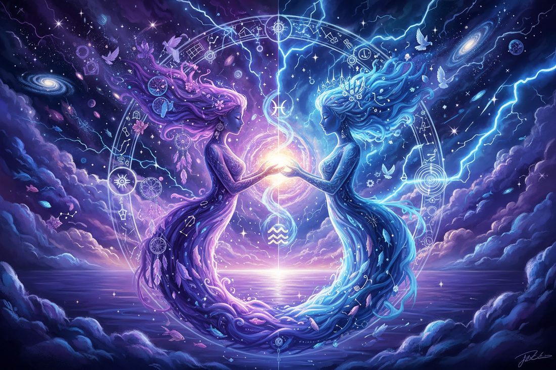 Pisces Mother with Aquarius Daughter: When the Dream Meets Revolution Nicole's ritual universe