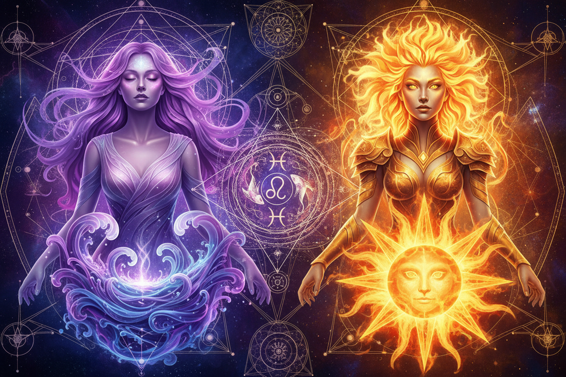 Pisces Mother with Leo Daughter: When the Dream Meets the Light Nicole's ritual universe