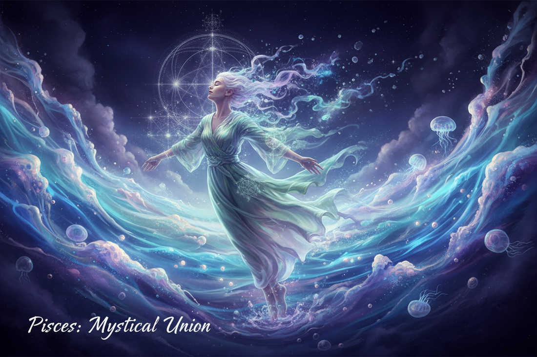 Pisces & Mystical Union: Samadhi & Enlightenment - The Ocean's Awakening