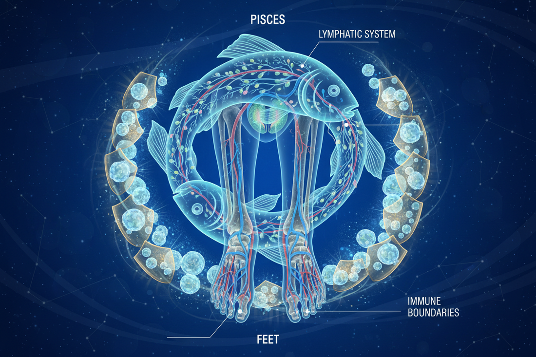 Pisces & the Feet: Lymphatic System, Immune Health, Boundaries - Nicole's ritual universe