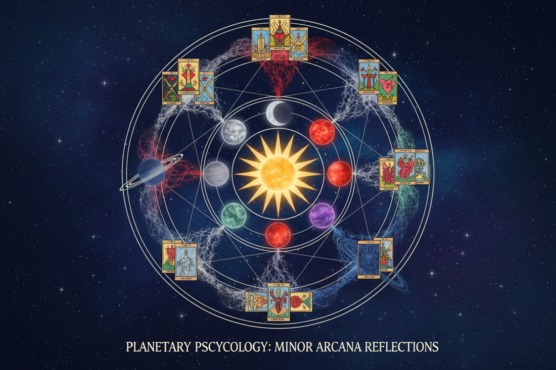 Planetary Psychology Reflected in Minor Arcana — Archetypal Energies in Specific Cards - Nicole's ritual universe