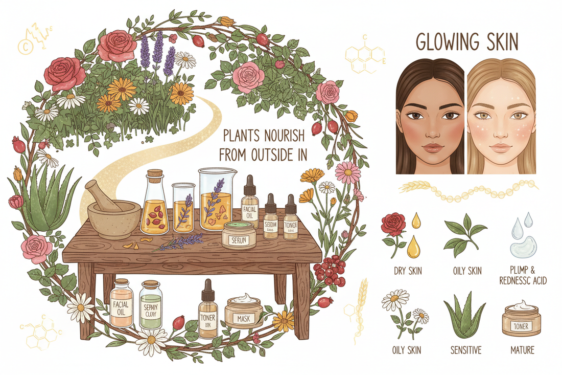 Plant-Based Skincare: From Garden to Glow - Natural Beauty with Herbs and Botanicals - Nicole's ritual universe
