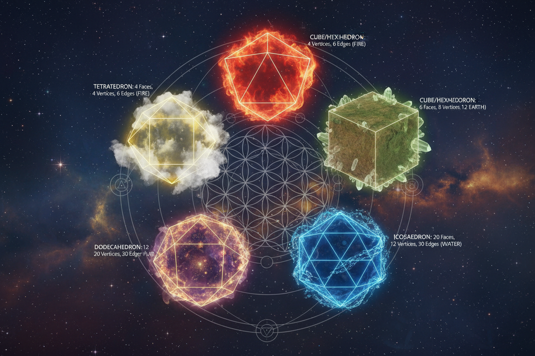 Platonic Solids: Five Sacred Shapes