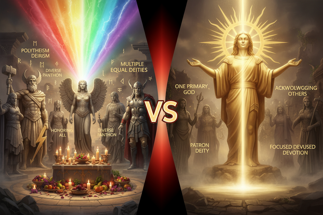 Polytheism vs Henotheism: Understanding Multiple Gods