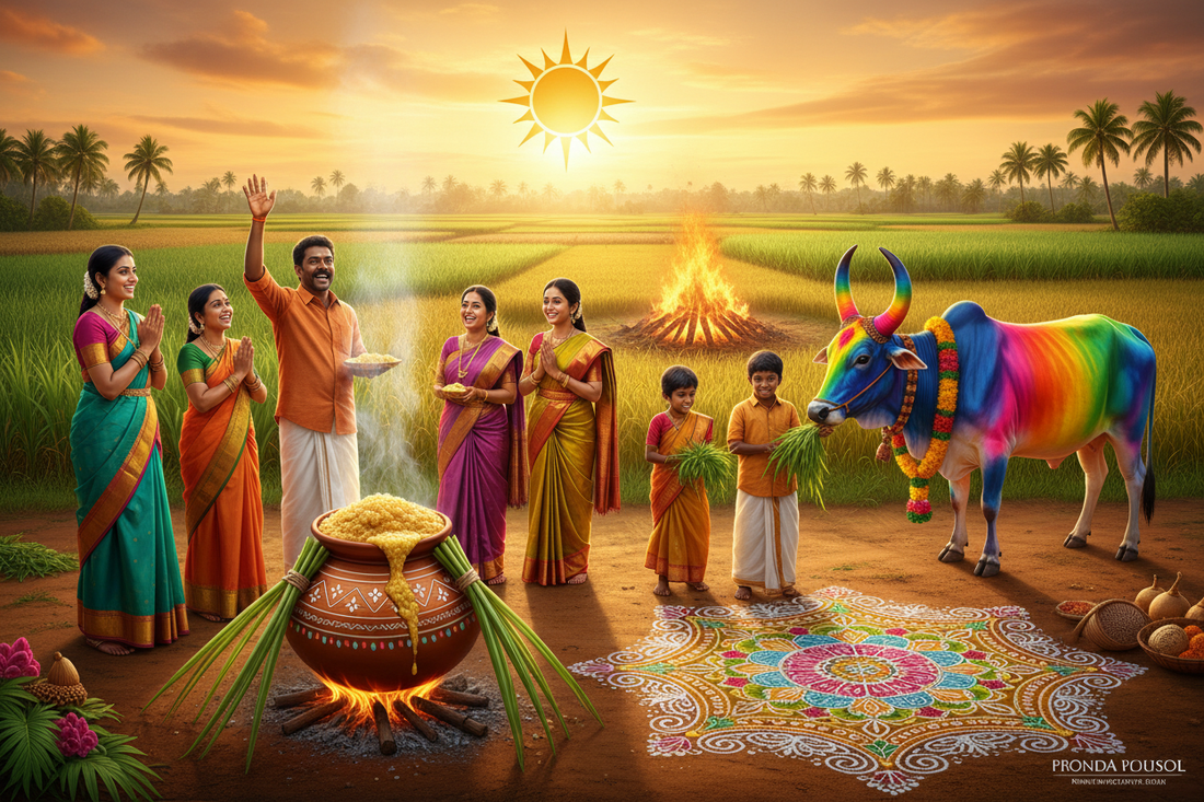 Pongal: Tamil Harvest Festival - Sun Worship, Rice Boiling, and Cattle Decoration - Nicole's ritual universe