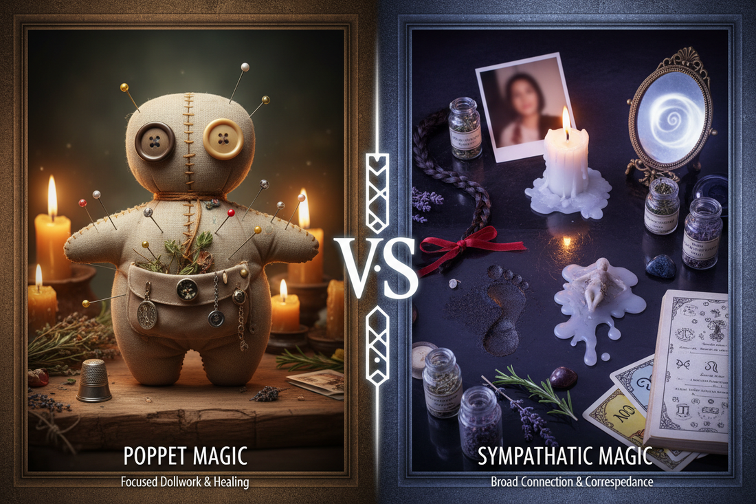 Poppet Magic vs Sympathetic Magic: Understanding the Difference - Nicole's ritual universe