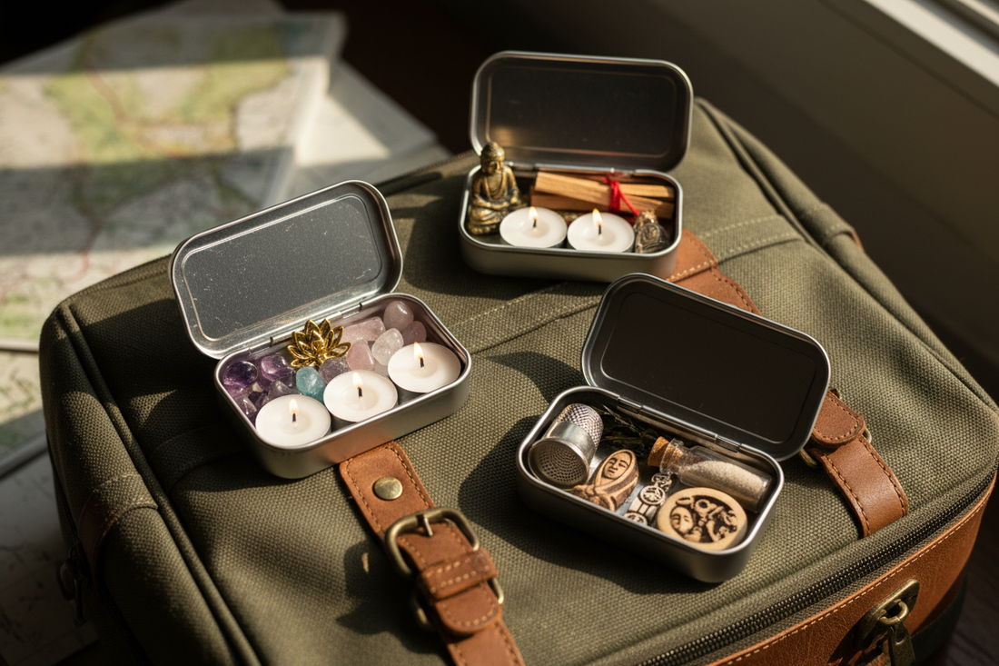 How to Build a Portable Travel Altar: Pocket-Sized Sacred Space (Altoids Tin & Beyond) - Nicole's ritual universe