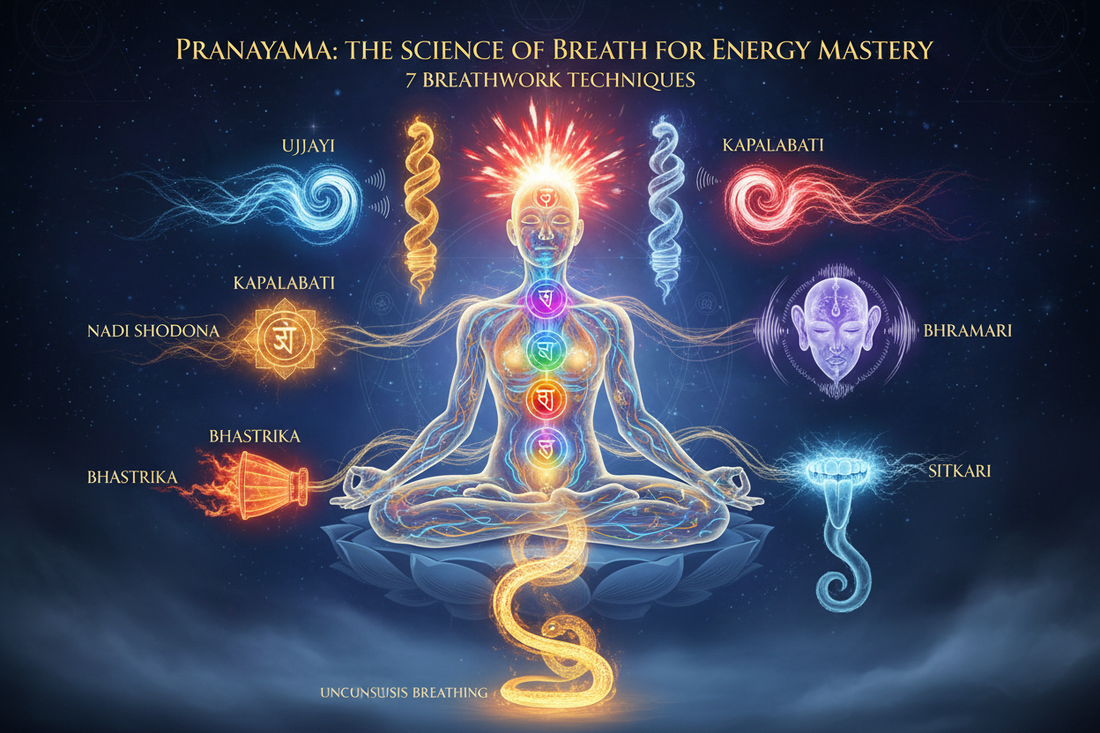 Pranayama Deep Dive: 7 Breathwork Techniques for Energy Mastery