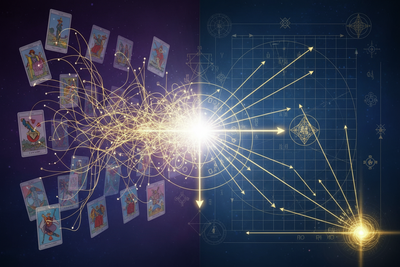 Before the Collapse: How Divination Systems Differ in Path Visibility