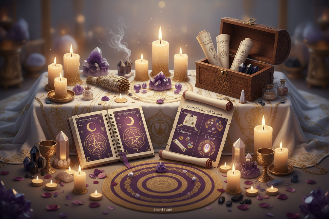Can't Do Rituals? These Printable Kits Make It Easy - Nicole's ritual universe