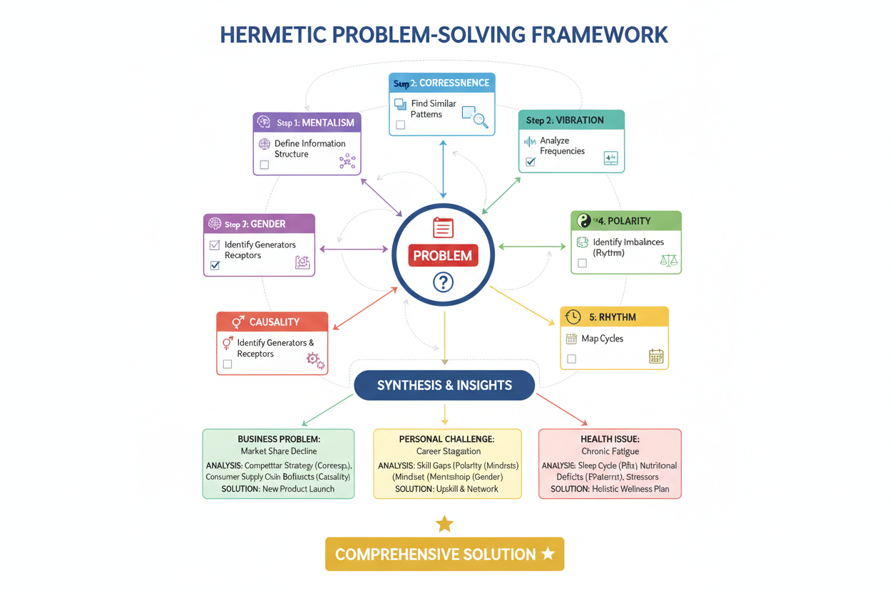 Problem Solving Framework Life Hermetic Problem-Solving Framework: Step-by-Step Guide | Nicole's ...