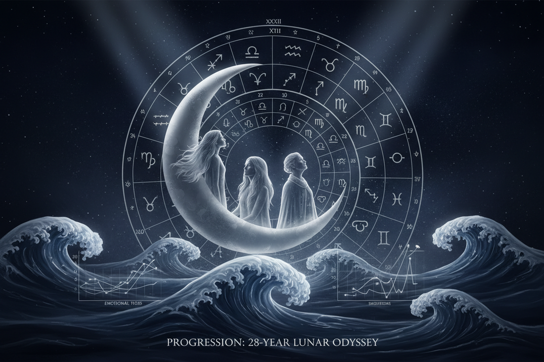Your Progressed Moon: The 28-Year Emotional Cycle