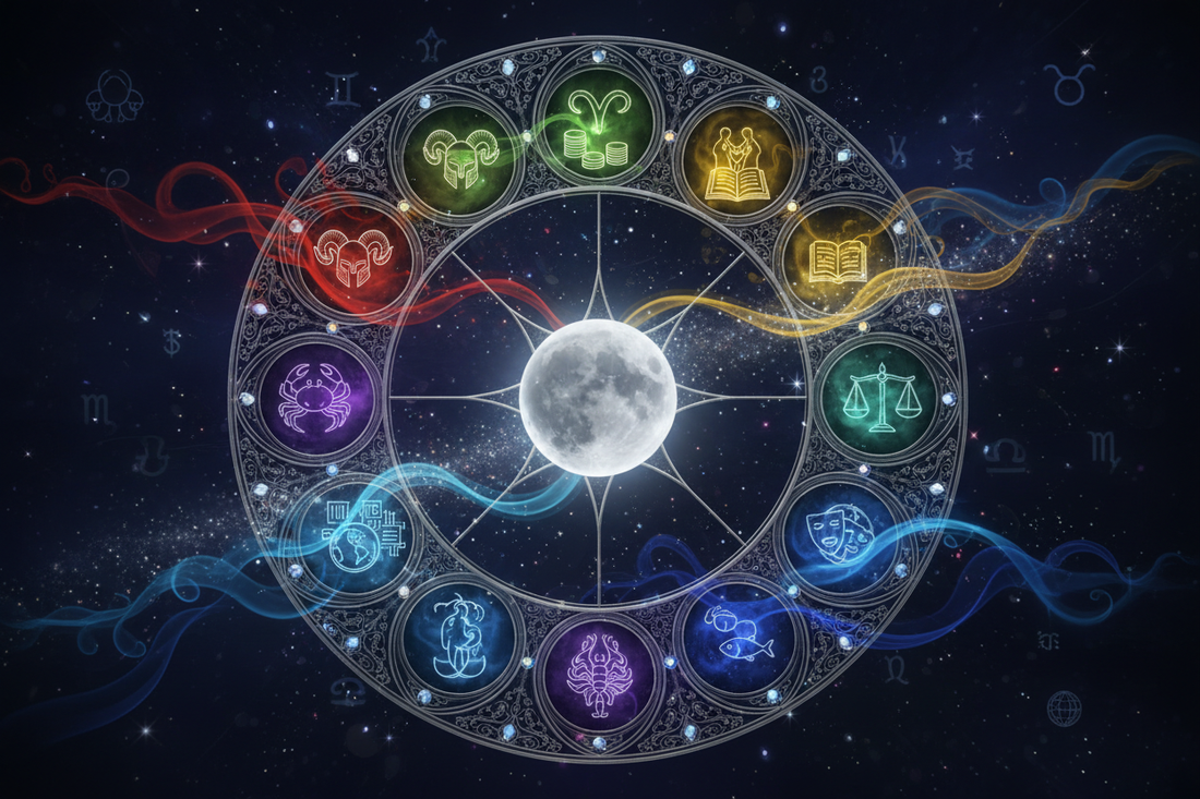 Progressed Moon Through the 12 Houses: What Each Phase Brings