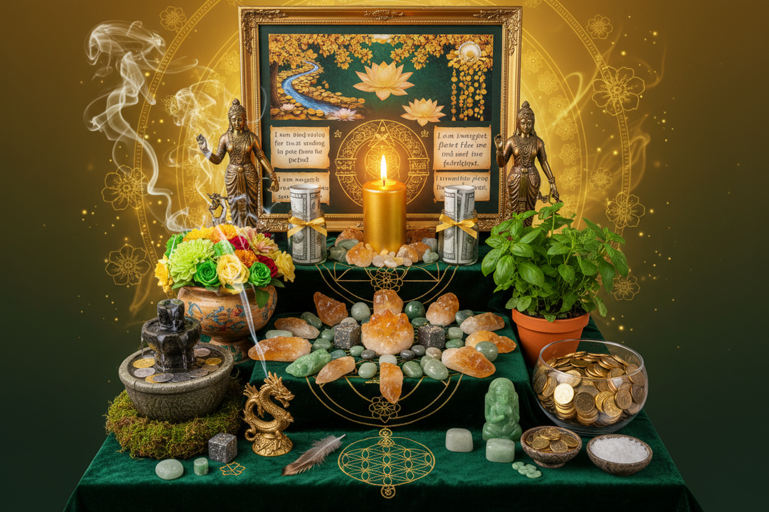 Prosperity Altar: Sacred Space for Wealth Magic