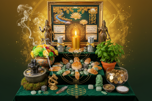 Prosperity Altar: Sacred Space for Wealth Magic