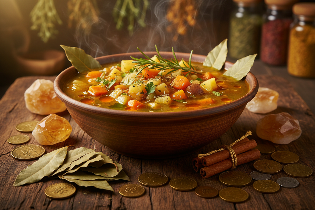 Witch's Prosperity Soup: A Step-by-Step Abundance Recipe with Magical Intentions