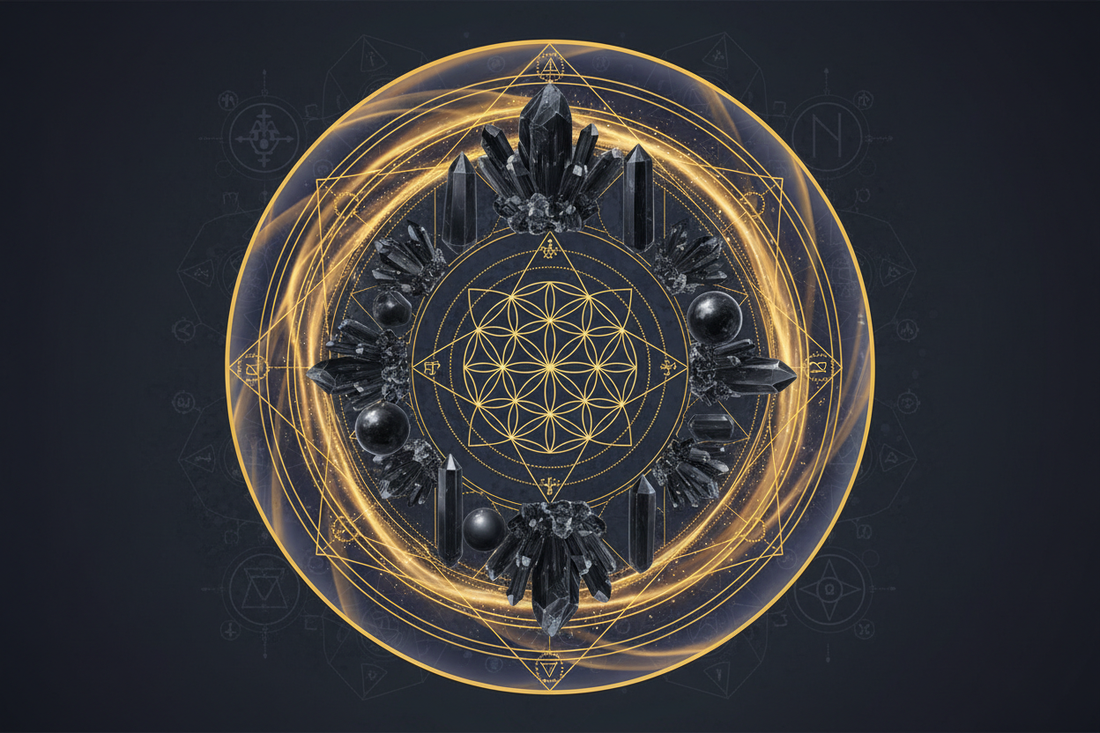 Protection Crystal Grid: Shield Your Space - Nicole's ritual universe