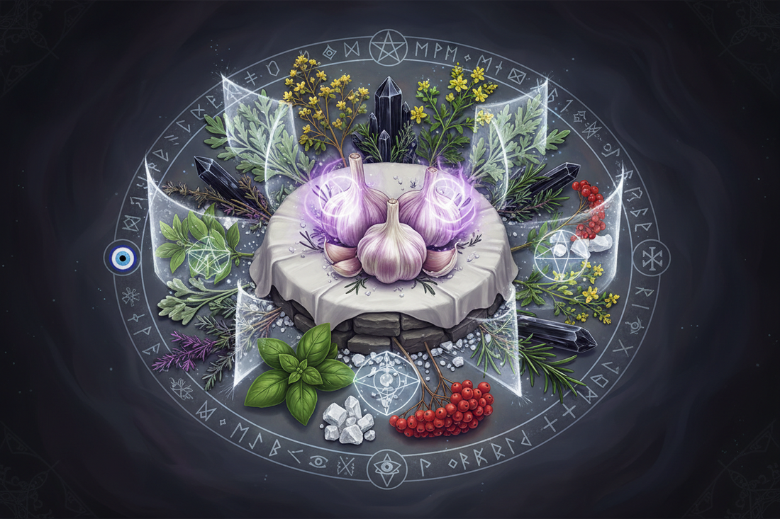 Protection Plants: Garlic, Mugwort, and Warding Herbs Worldwide - Apotropaic Botanicals & Cross-Cultural Defense Magic