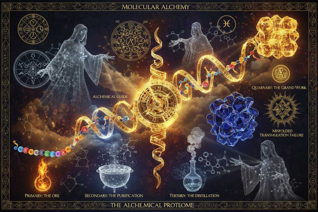 Protein Folding and Alchemy: Molecular Transformation