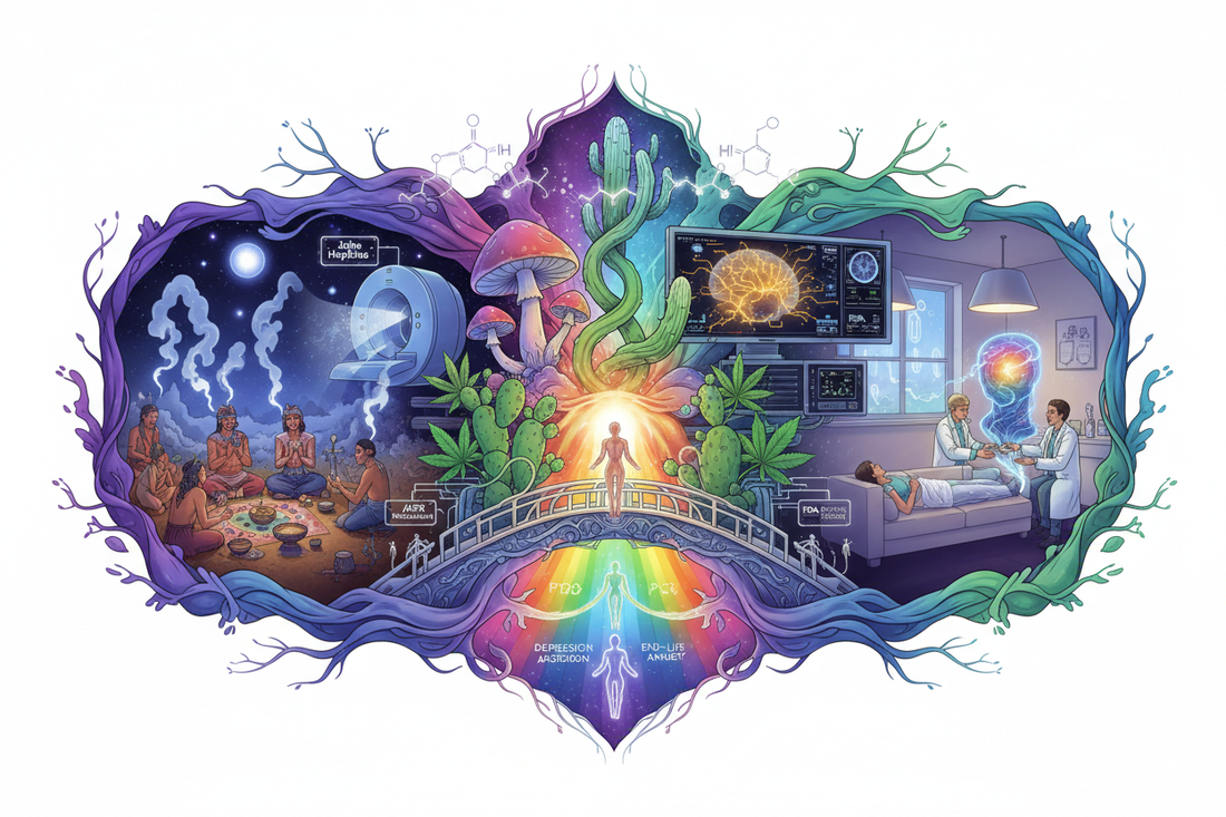 Psychedelic Renaissance: Plant Medicine in Modern Therapy - Ancient Wisdom Meets Clinical Science - Nicole's ritual universe
