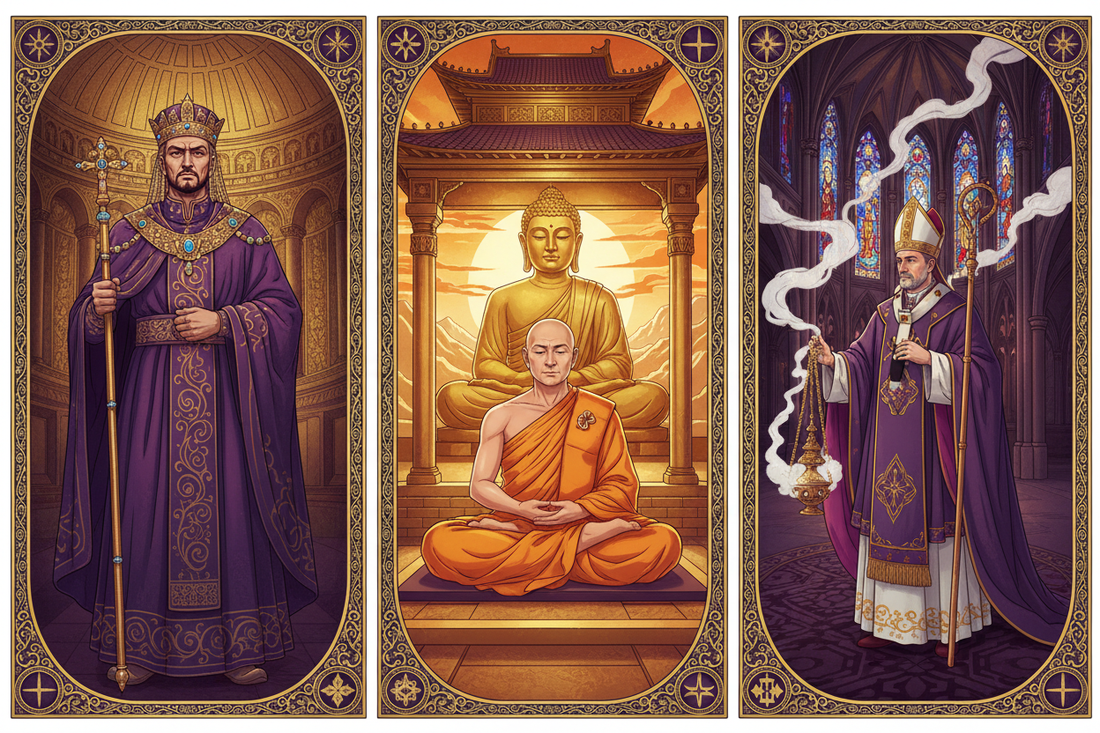 Purple and Saffron — Why the Most Expensive Colors Became the Most Sacred