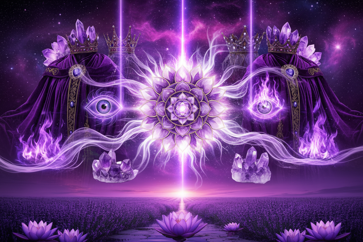 Purple Ritual Design Purple & Violet: Royalty, Spirituality & Crown Chakra - Complete Guide ...