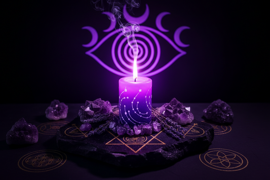 Purple Candle & the Third Eye: Awakening Inner Vision and Psychic Sight