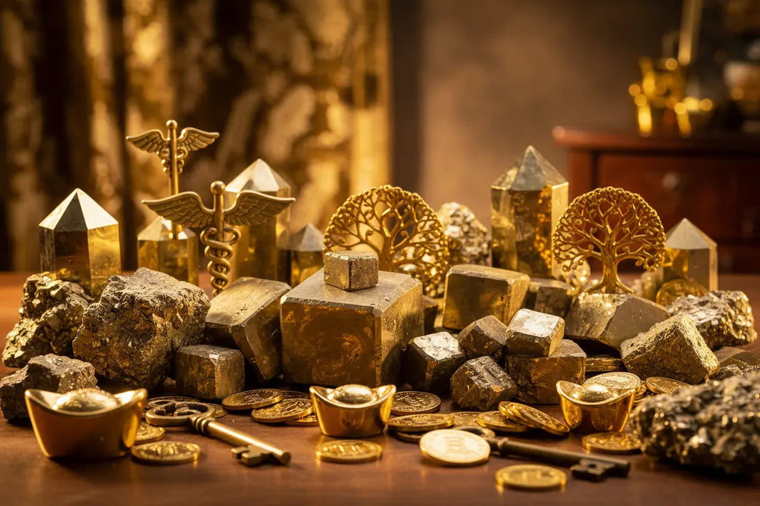 Pyrite for Manifestation and Abundance: Complete Guide to Fool's Gold and Grounded Wealth Nicole's ritual universe