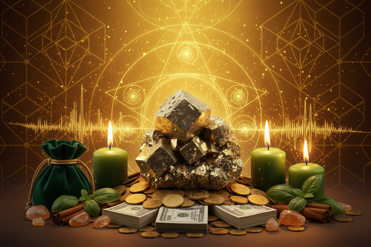 Pyrite Money Spell: Golden Prosperity Crystal