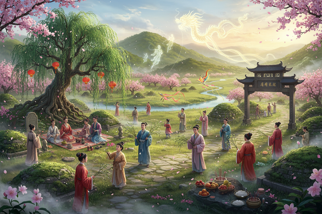 Qingming Folklore: Ancestor Veneration, Willow Branches, and Spring Outings - Nicole's ritual universe