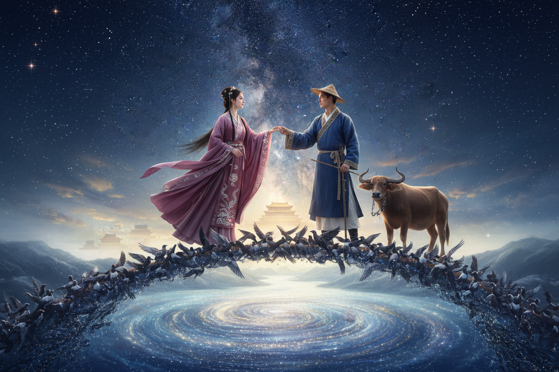 Qixi: History and Chinese Festival of the Weaver Girl and Cowherd - Nicole's ritual universe