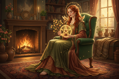 Queen of Pentacles in Love Readings: Nurturing & Abundant Love