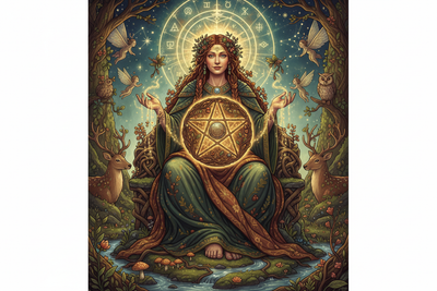 Queen of Pentacles Spiritual Meaning: Earth Mother & Divine Abundance