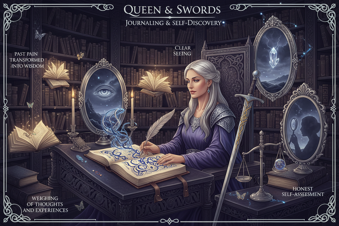 Queen of Swords Journal Prompts: 15 Questions for Self-Discovery