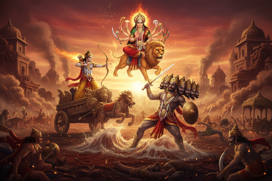 Dussehra Folklore: Rama and Ravana Legends, Durga's Victory Stories - Nicole's ritual universe