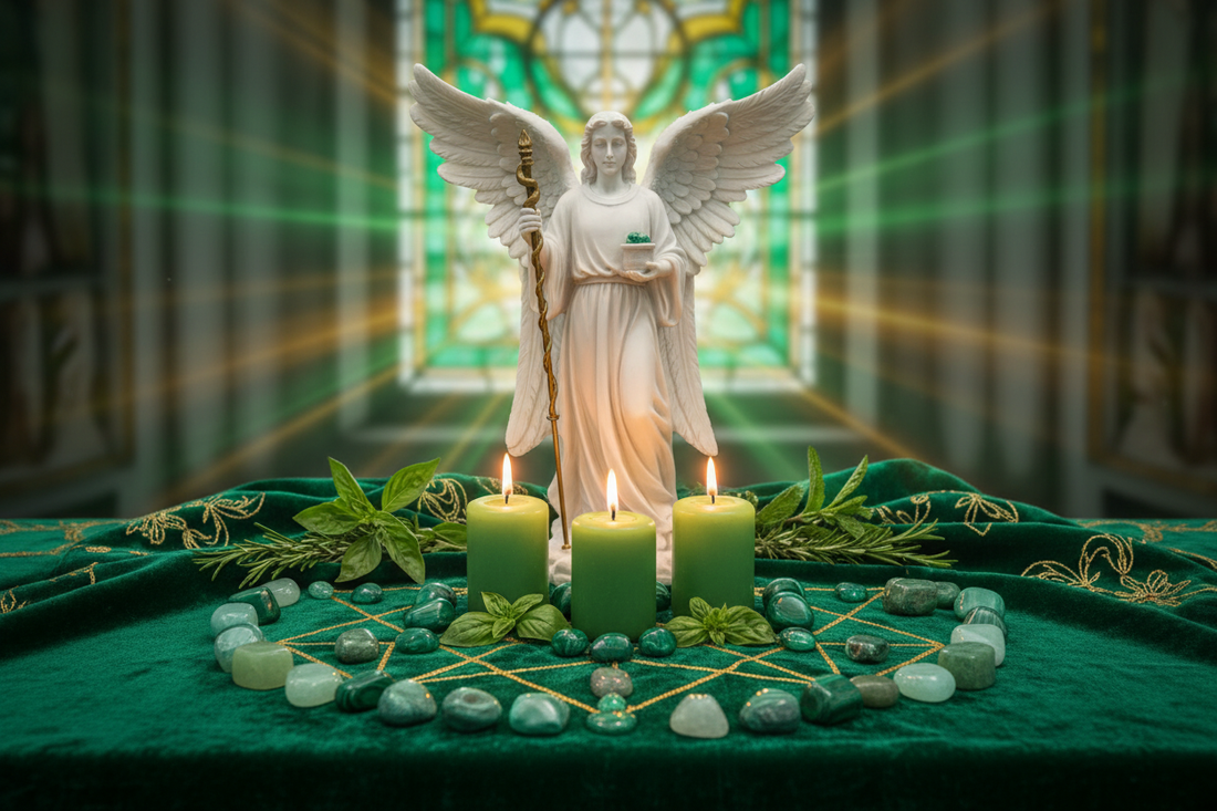 Archangel Raphael Crystals & Tools - Nicole's ritual universe