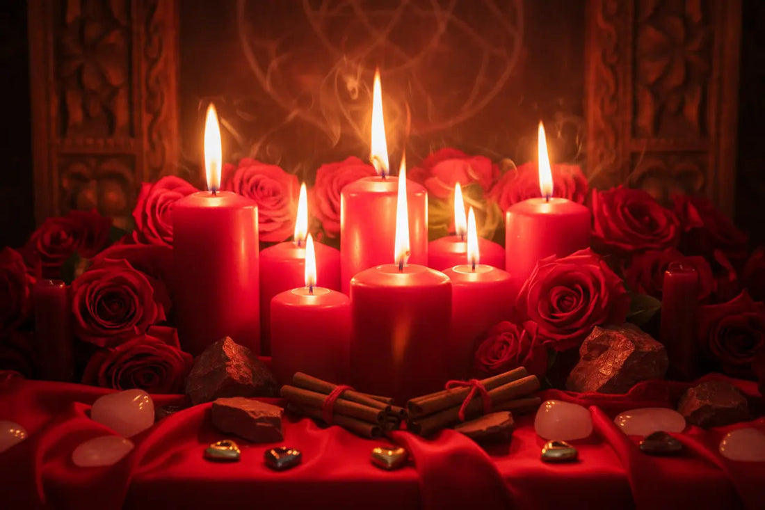 Red Candle Magic: Love, Lust & Strength Spells - Nicole's ritual universe